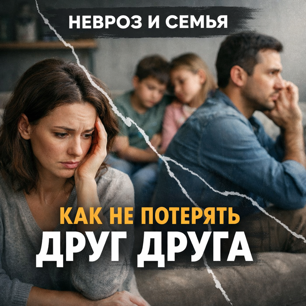 Как невроз влияет на семейные отношения: восприятие тревоги в кругу близких