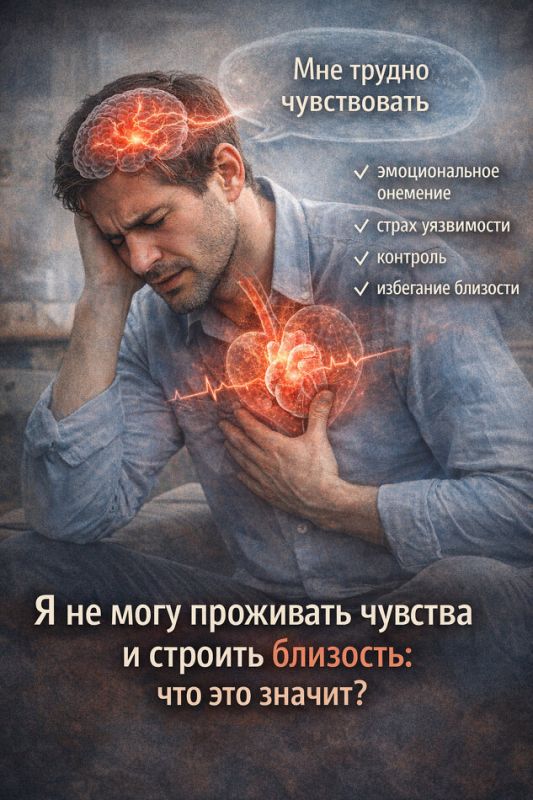 Что стоит за словами о невозможности чувствовать и строить отношения?