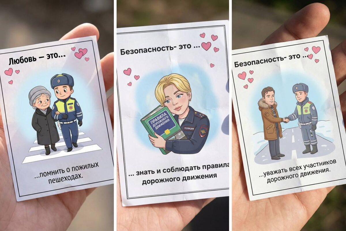 Нижегородские инспекторы ГИБДД напомнили водителям о ПДД с креативными вкладишами