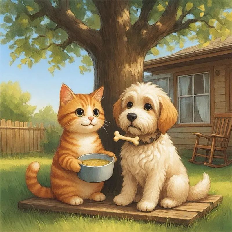 Сила дружбы: когда собака и кошка становятся настоящими друзьями
