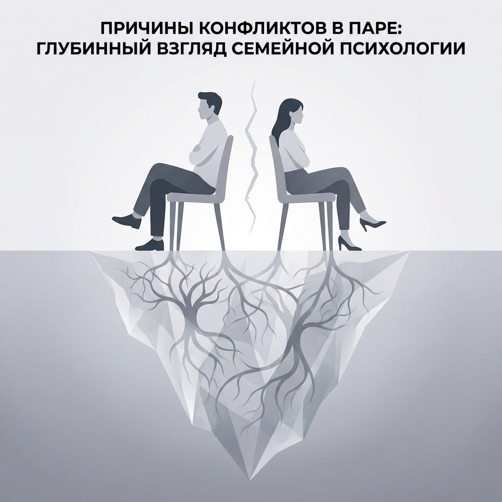 Причины конфликтов в паре: глубинный взгляд семейной психологии
